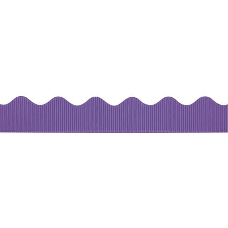 Pacon 2.25 in. x 50 ft. Bordette Decorative Border, Deep Purple - 6 Roll PAC37046-6